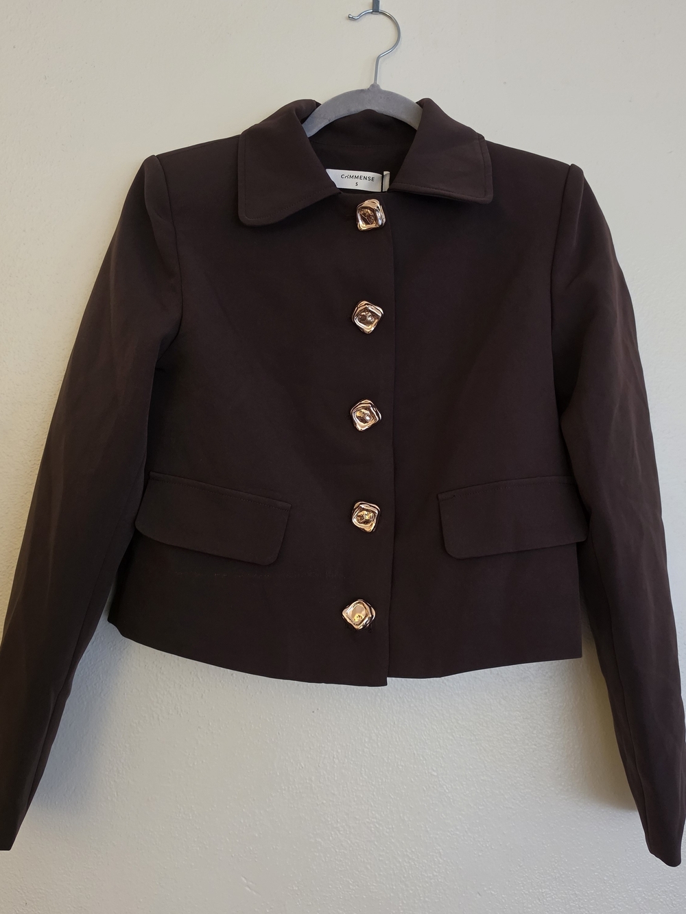 Commense Dark Brown Tailored Jacket/Blazer - Picture 5 of 5